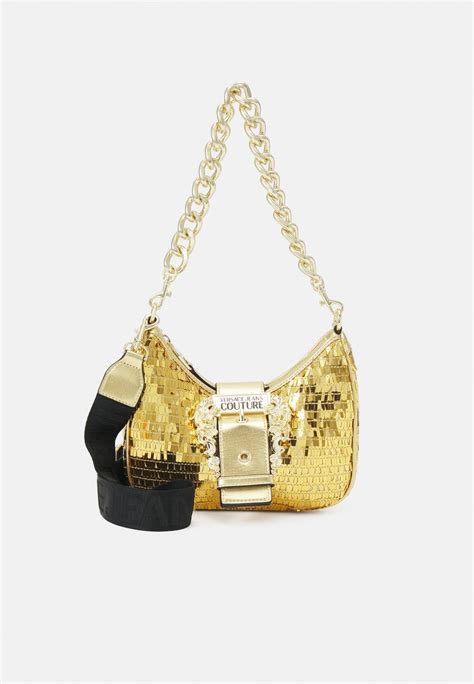 versace jeans gold bag|versace jeans couture tote bag.